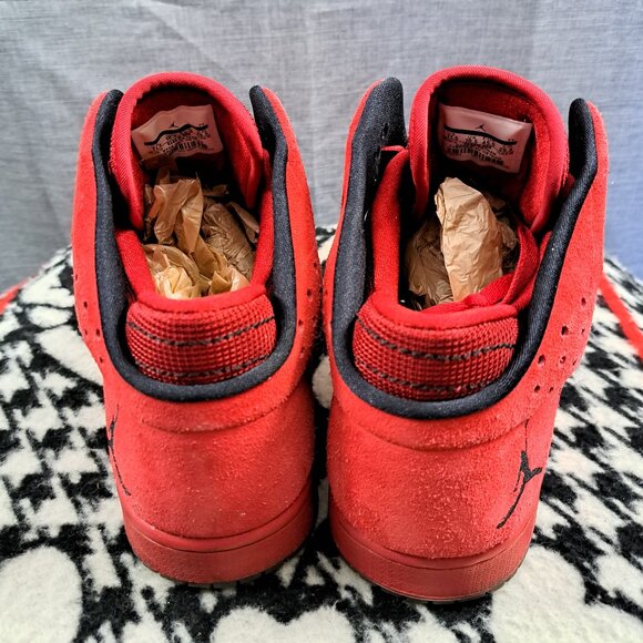 % Nike Men\'s Air Jordan 1 Flight 4 838818-600 Red Basketball Shoes Sz 11.5  AJ28 main image 10
